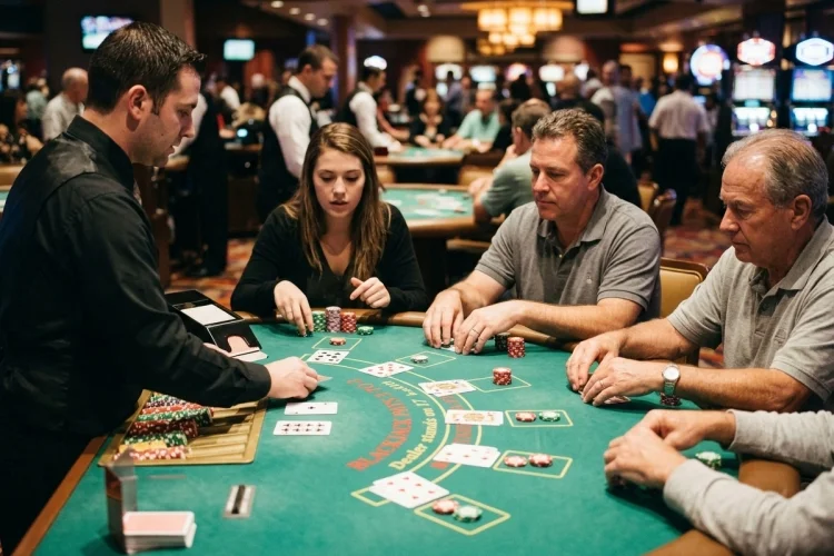 Blackjack Rules Explained Through One Complete Round
